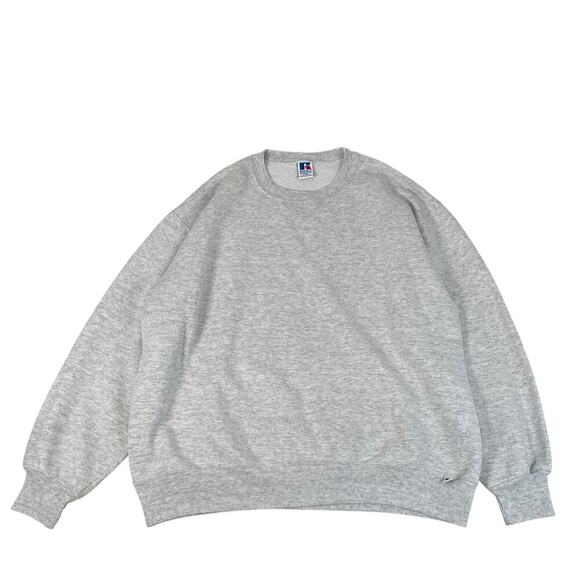 Vintage Russell Athletic heather grey crewneck pullover sweatshirt size XXL - Picture 1 of 7